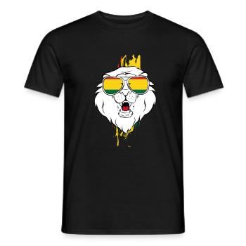 Ghana - T-shirt homme - noir - Devant - AI Model Male 178 light (178cm)