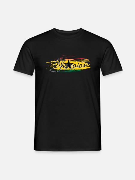 Ghana - Männer T-Shirt - Schwarz