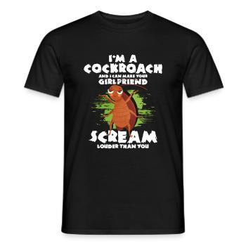Cockroach - Men's T-Shirt - black - Front - AI Model Male 178 light (178cm)