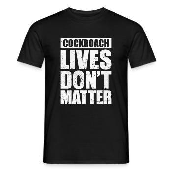 Cockroach - Men's T-Shirt - black - Front - AI Model Male 178 light (178cm)