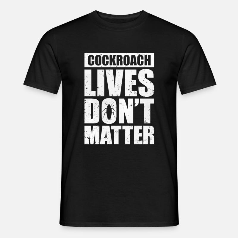 Kakerlake - Männer T-Shirt - Schwarz
