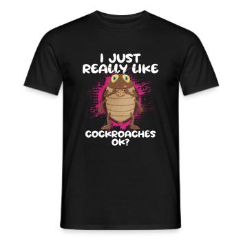 Cockroach - Men's T-Shirt - black - Front - AI Model Male 178 light (178cm)
