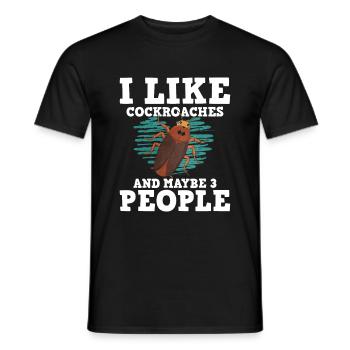 Cockroach - Men's T-Shirt - black - Front - AI Model Male 178 light (178cm)