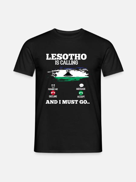 Lesotho - Men's T-Shirt - black