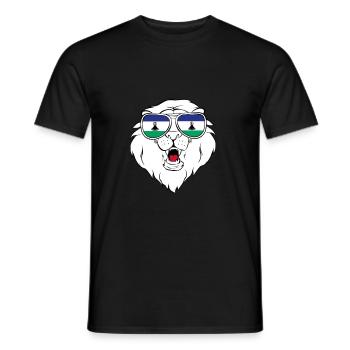 Liberia - Männer T-Shirt - Schwarz - Vorne - AI Model Male 178 light (178cm)