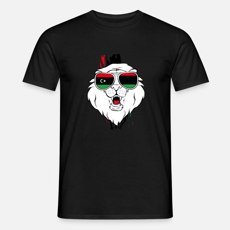 Libya - Männer T-Shirt - Schwarz