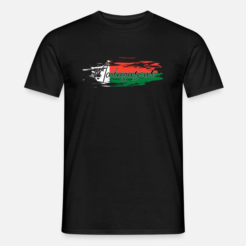 Madagaskar - Männer T-Shirt - Schwarz