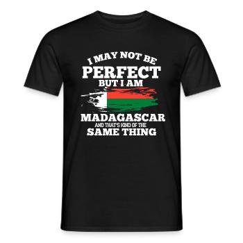 Madagascar - T-shirt homme - noir - Devant - AI Model Male 178 light (178cm)