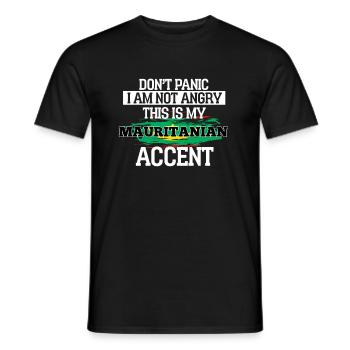 Mauritania - Men's T-Shirt - black - Front - AI Model Male 178 light (178cm)