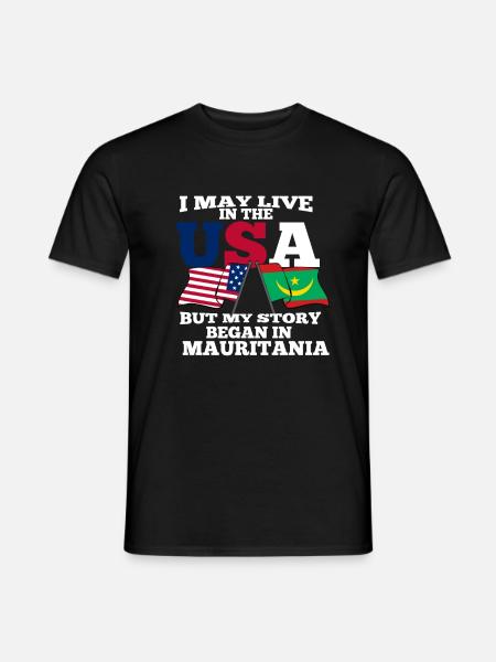 Mauritania - Men's T-Shirt - black