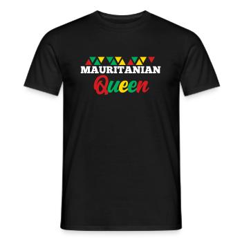 Mauritania - Men's T-Shirt - black - Front - AI Model Male 178 light (178cm)
