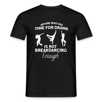Breakdancing - Männer T-Shirt - Schwarz - Vorne - AI Model Male 178 light (178cm)