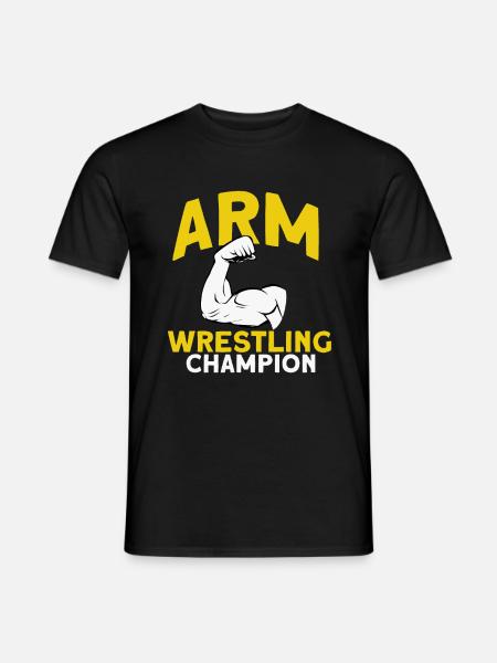 Arm wrestling - Men's T-Shirt - black