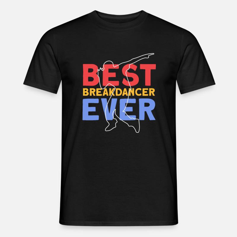 Breakdancing - Männer T-Shirt - Schwarz