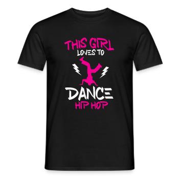 Breakdancing - Männer T-Shirt - Schwarz - Vorne - AI Model Male 178 light (178cm)