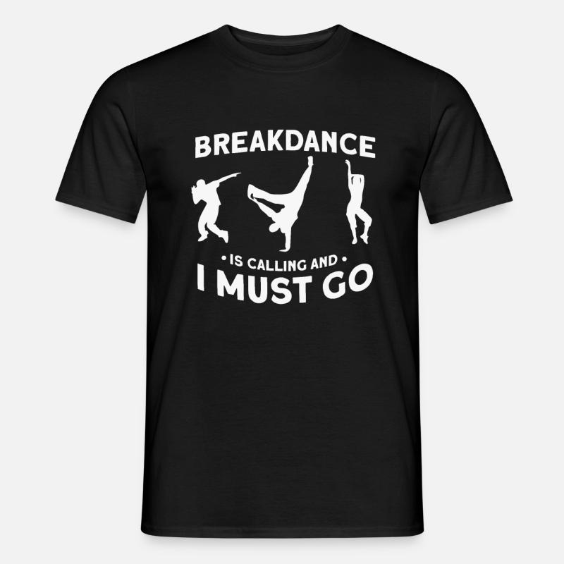 Breakdancing - Männer T-Shirt - Schwarz