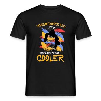 Breakdancing - Männer T-Shirt - Schwarz - Vorne - AI Model Male 178 light (178cm)
