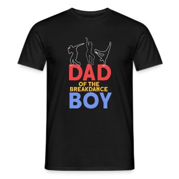 Breakdancing - Männer T-Shirt - Schwarz - Vorne - AI Model Male 178 light (178cm)