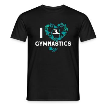 Acrobatic Gymnastic Sport Geschenk - Männer T-Shirt - Schwarz - Vorne - AI Model Male 178 light (178cm)