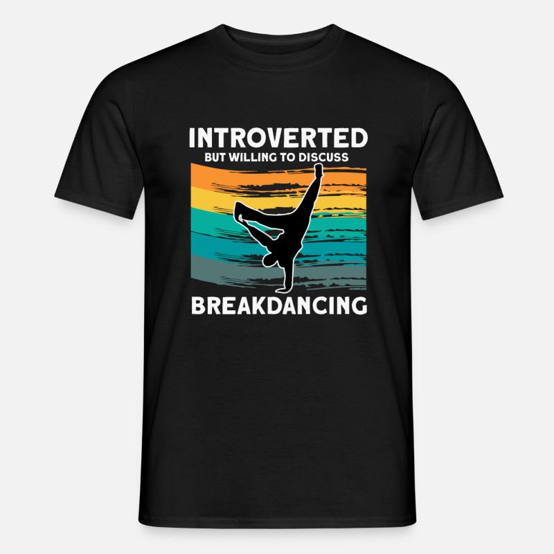 Breakdancing - Männer T-Shirt - Schwarz