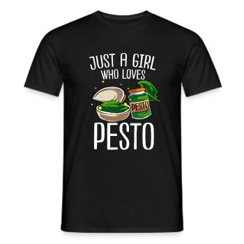 Pesto - Männer T-Shirt - Schwarz - Vorne - AI Model Male 178 light (178cm)