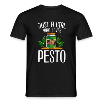 Pesto - Männer T-Shirt - Schwarz - Vorne - AI Model Male 178 light (178cm)