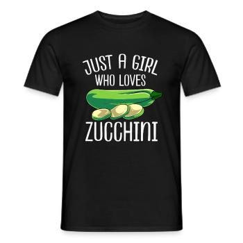 Zucchini - Männer T-Shirt - Schwarz - Vorne - AI Model Male 178 light (178cm)