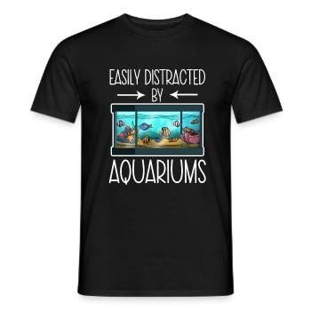 Aquarium Fish Gift - Men's T-Shirt - black - Front - AI Model Male 178 light (178cm)