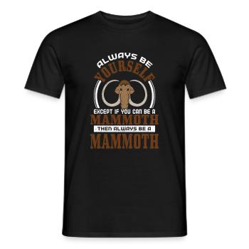 Mammouth - T-shirt homme - noir - Devant - AI Model Male 178 light (178cm)