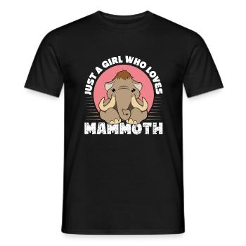Mammouth - T-shirt homme - noir - Devant - AI Model Male 178 light (178cm)