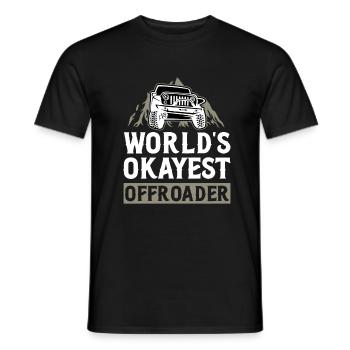 Off-road - Men's T-Shirt - black - Front - AI Model Male 178 light (178cm)