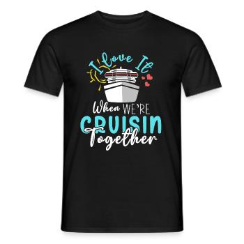 Cruise Cruise Ship Gift - Men's T-Shirt - black - Front - AI Model Male 178 light (178cm)