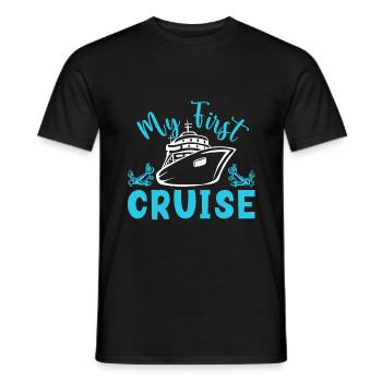 Cruise Cruise Ship Gift - Men's T-Shirt - black - Front - AI Model Male 178 light (178cm)