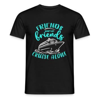Cruise Cruise Ship Gift - Men's T-Shirt - black - Front - AI Model Male 178 light (178cm)