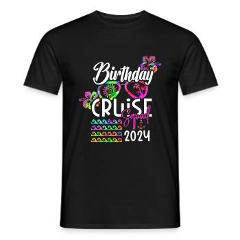Cruise Cruise Ship Gift - Men's T-Shirt - black - Front - AI Model Male 178 light (178cm)