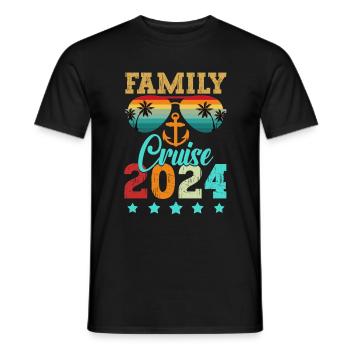 Cruise Cruise Ship Gift - Men's T-Shirt - black - Front - AI Model Male 178 light (178cm)