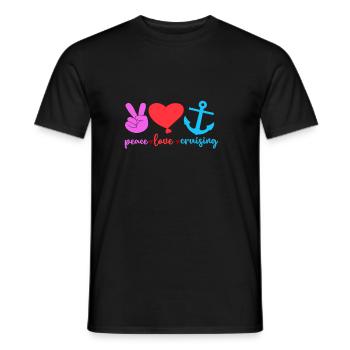 Cruise Cruise Ship Gift - Men's T-Shirt - black - Front - AI Model Male 178 light (178cm)
