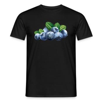 Blauberren Blauberre Geschenk - Männer T-Shirt - Schwarz - Vorne - AI Model Male 178 light (178cm)