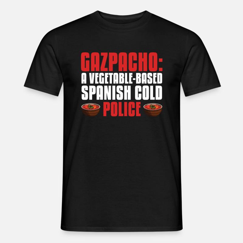 Gazpacho - Männer T-Shirt - Schwarz