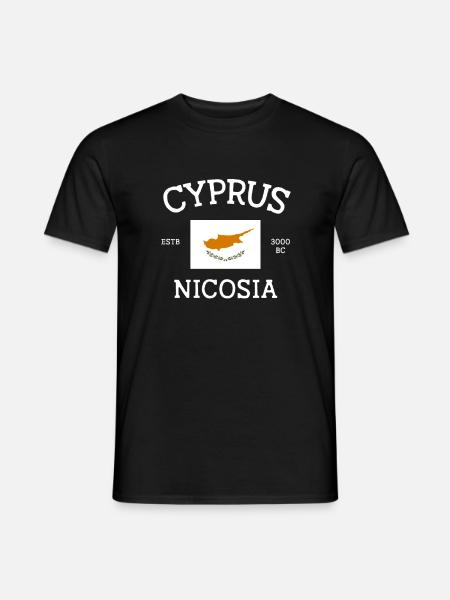 Zypern - Männer T-Shirt - Schwarz
