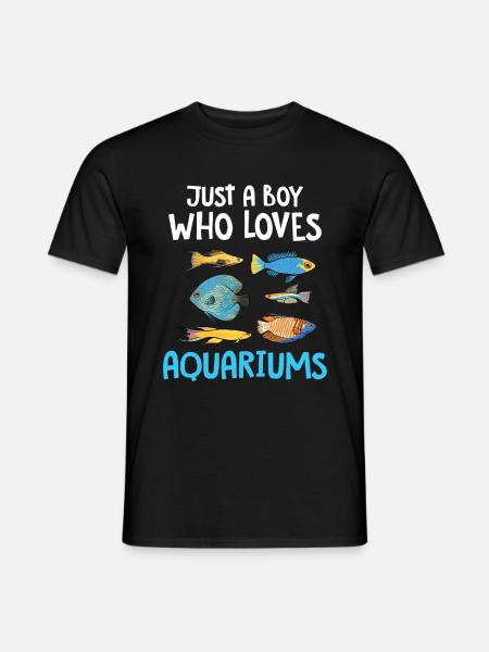 Aquarium - Men's T-Shirt - black