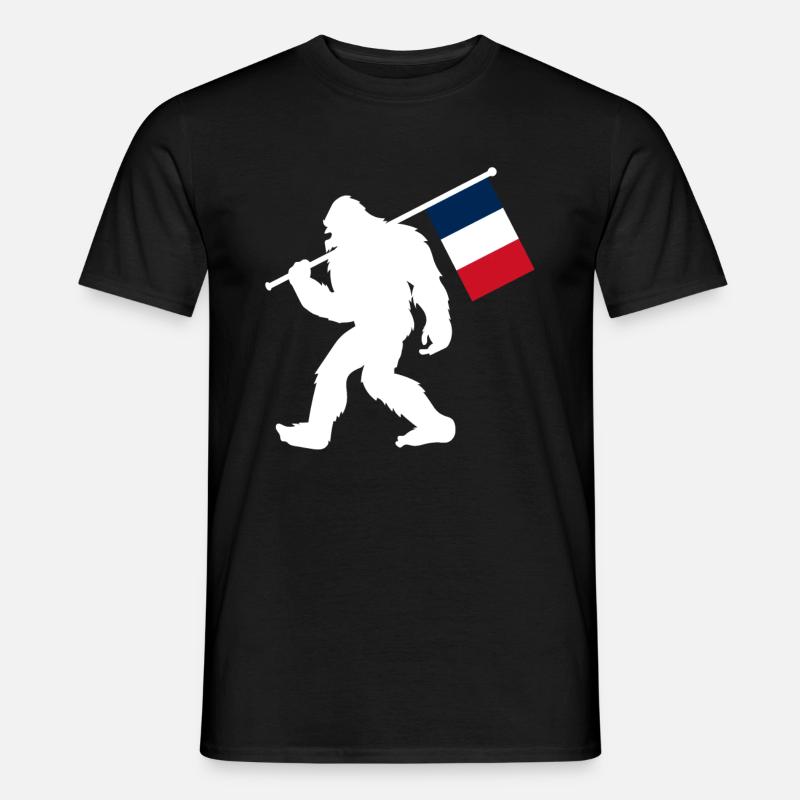 Frankreich - Männer T-Shirt - Schwarz