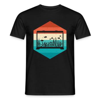 Aquarium - T-shirt homme - noir - Devant - AI Model Male 178 light (178cm)