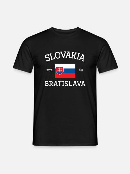 Slovakia - Men's T-Shirt - black