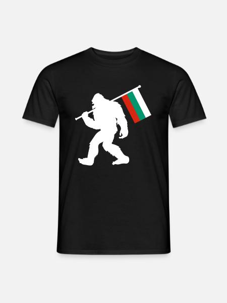 Bulgaria Bigfoot - Men's T-Shirt - black