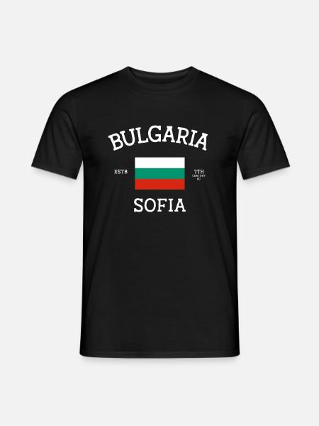 Bulgarien - Männer T-Shirt - Schwarz