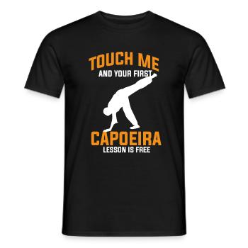 Caopeira - Men's T-Shirt - black - Front - AI Model Male 178 light (178cm)