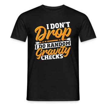 Baton Twirling Baton Twirler Gift - Men's T-Shirt - black - Front - AI Model Male 178 light (178cm)
