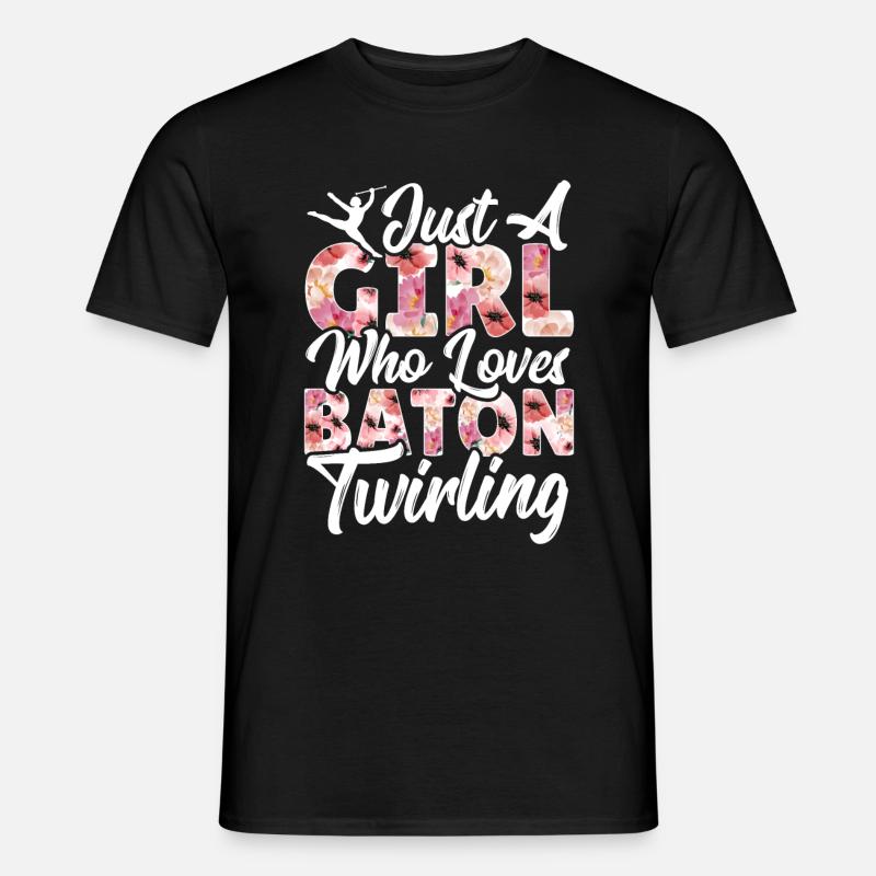 Baton Twirling Baton Twirler Gift - Men's T-Shirt - black