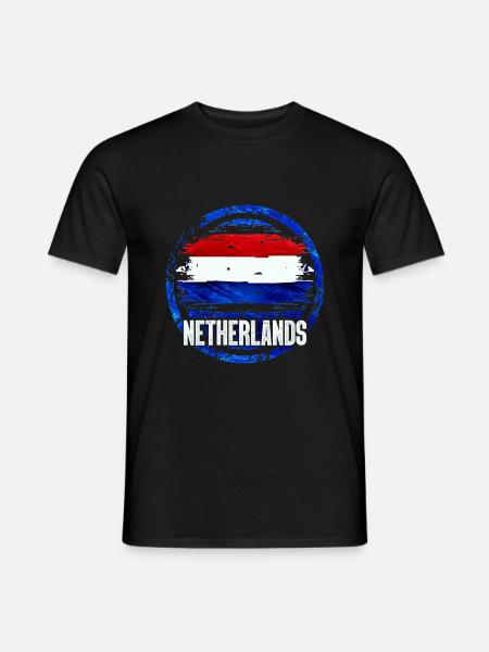 Pays-Bas - T-shirt homme - noir